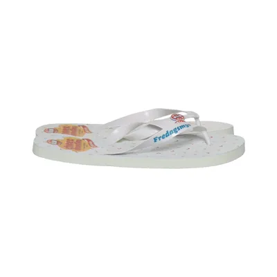 Flip-flops (White, Multicolored) from OLW