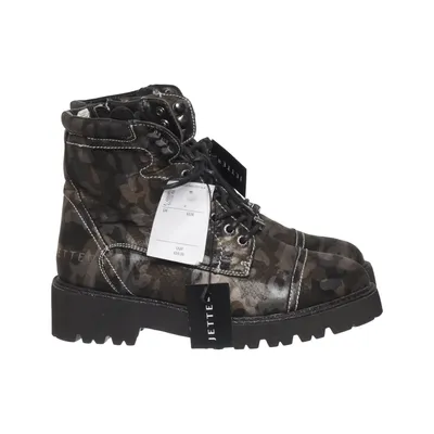Schnürstiefel (Schwarz, Grau, Mehrfarbig) von Jette Leder