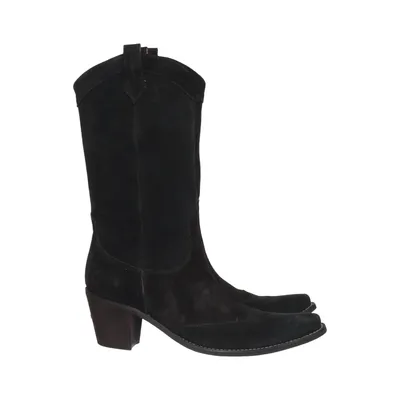Cowboyboots (Schwarz) von Merete Fonnesberg Leder