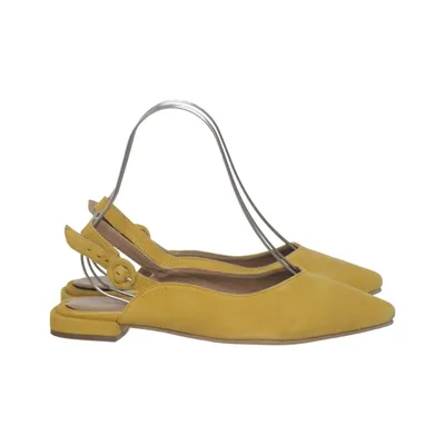 Ballet flats (Yellow) from Cypres Leather