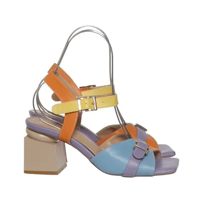 Sandaletter (Orange, Lila, Flerfärgad) från Le. Scarpe