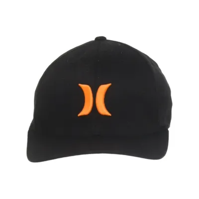 Baseball cap (Black, Orange) from Hurley Cotton, Elastane, Polyester