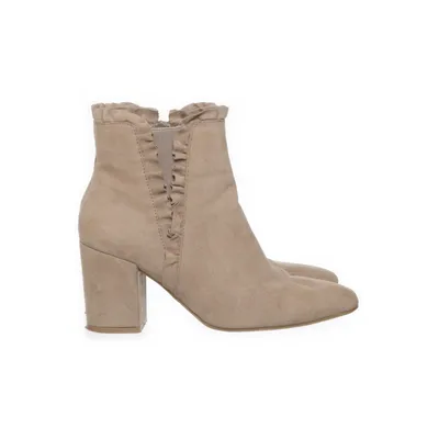 Laarzen met hak (Beige) van Alley Imitatie suède