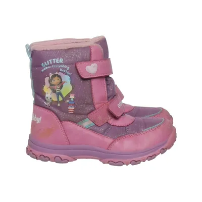 Bottes à lacets (Rose, Violet) de Dreamworks Polyester