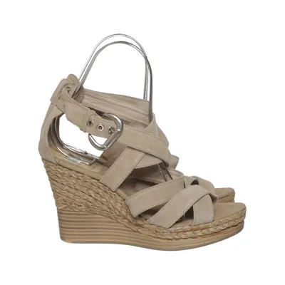 Wedges (Beige) from Kanna Leather