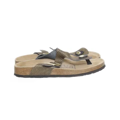 Flip-flops (Brown) from Walkx Leather
