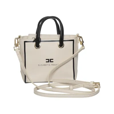Skuldertaske (Beige, Sort) fra Elisabetta Franchi Polyester, Polyurethan