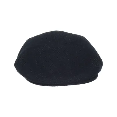 Platte pet (Zwart) van Old Habits Die Hard Katoen, Polyamide, Wol