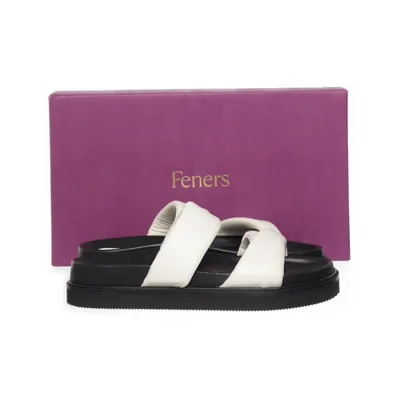 Slip-ins (Black, White) from Feners Leather
