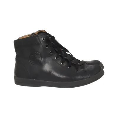 Bottes à lacets (Noir) de Cinnamon Cuir