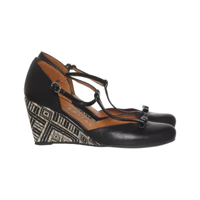 Chaussure compensées (Noir, Blanc) de Hispanitas