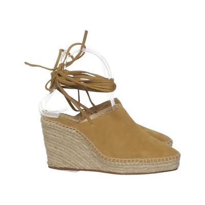 Chaussure compensées (Marron) de Zara Basic Collection Cuir