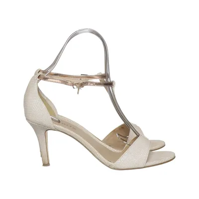 High heel sandals (Beige) from Tamaris Leather