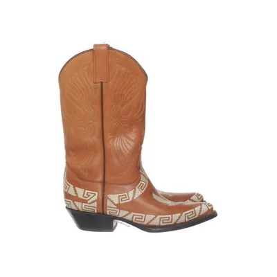 Cowboylaarzen (Bruin) van Genuine Leer