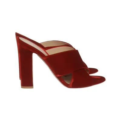 Mules (Rød) fra Gianvito Rossi Læder