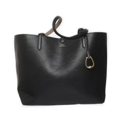Handtas (Zwart, Beige) van Lauren Ralph Lauren Imitatieleer