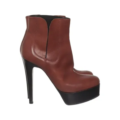 Heeled boots (Red, Black) from Novita