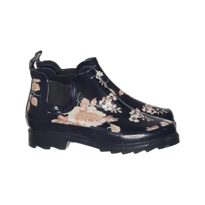 Low rubber boots (Blue, Multicolored) from Zara