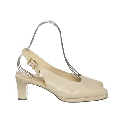 High heel sandals (Beige) from Paco Herrero