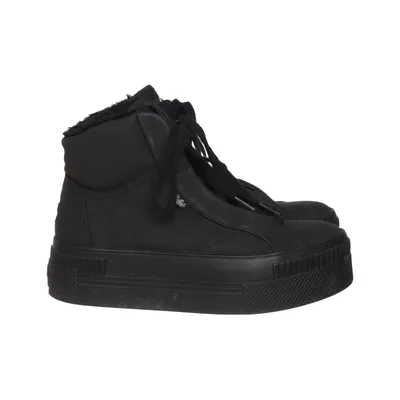 Bottes à lacets (Noir) de Buffalo Faux cuir