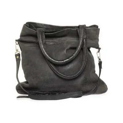 Axelremsväska (Grå) från WERA Stockholm Bomull, Skinn