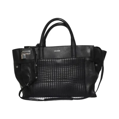 Handväska (Svart) från Zadig & Voltaire Bomull, Skinn