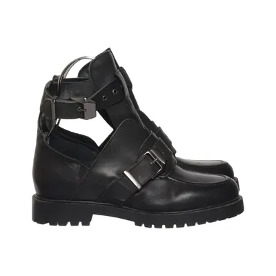 Bottines (Noir) de Manfield Polyuréthane