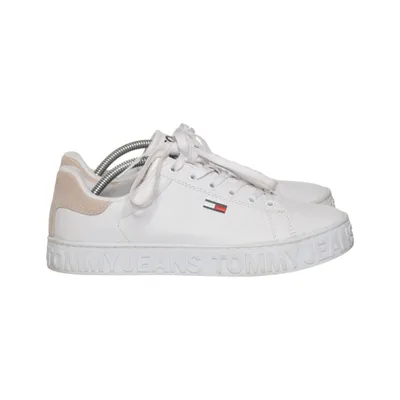 Baskets (Blanc) de Tommy Hilfiger Cuir