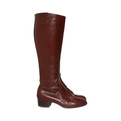 Boots (Red, Brown) from Bruno Magli Leather