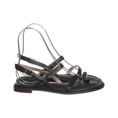 Sandals (Black) from J.Crew Leather