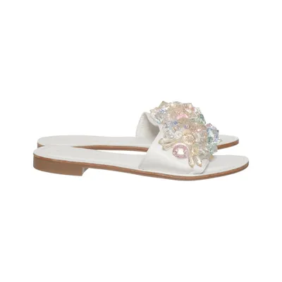 Mules (Blanc, Multicolore) de Ideal Shoes