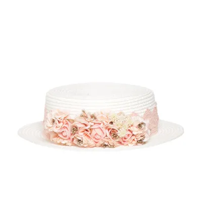 Straw hat (Multicolored, White) from Mayoral Polyester