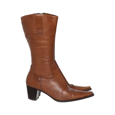 Boots (Brown) from Lino Moda Leather