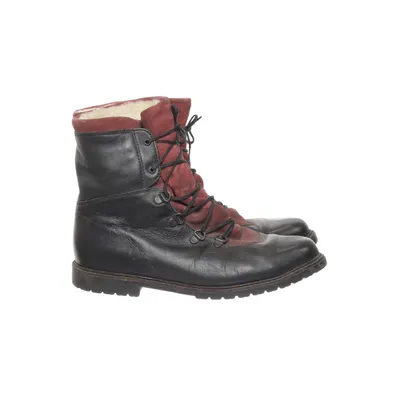 Laced boots (Black, Red) from Broadway