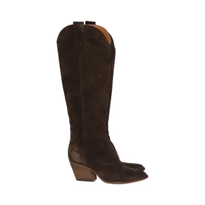 Cowboyboots (Braun) von Mimmu Leder