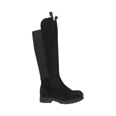 Stiefel (Schwarz) von Hush Puppies Wildleder, Wolle