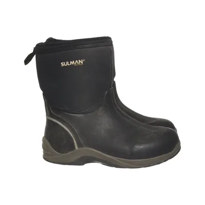 Low rubber boots (Black) from Sulman Footwear