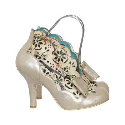Laarzen met hak (Beige, Meerkleurig) van Irregular Choice Leer