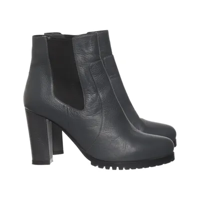 Bottes à talons (Noir) de Clarins Paris Cuir