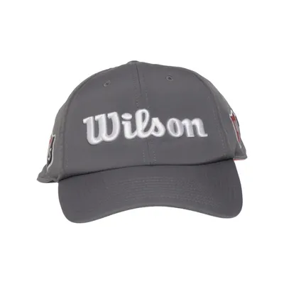 Casquette de baseball (Gris, Multicolore) de Wilson Élasthane, Polyester