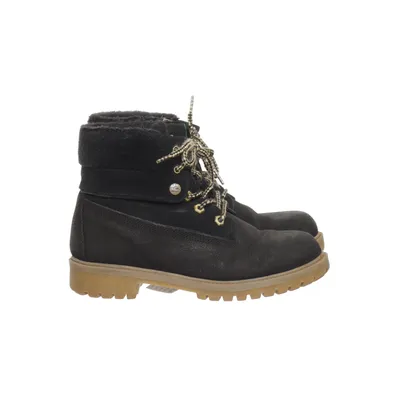 Bottes à lacets (Noir) de Landrover Cuir, Polyester