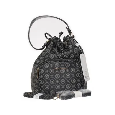 Handbag (Black, Gray) from Carlo Colucci