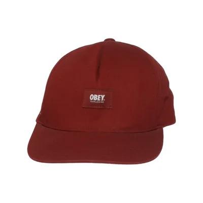 Baseball cap (Red) from Obey Cotton