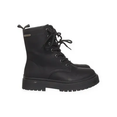 Laced boots (Black) from DinSko