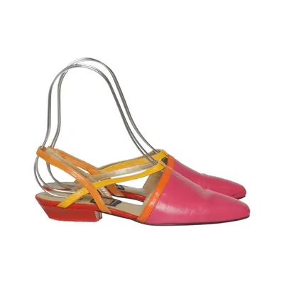 Sandalen (Roze, Meerkleurig) van Nina Leer