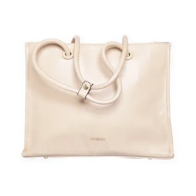 Handväska (Beige) från Puccini Polyester, Polyuretan