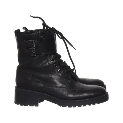 Snørestøvler (Sort) fra Massimo Dutti