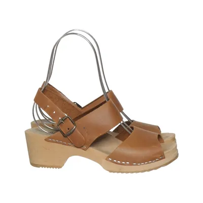 Clogs (Brown) from Moheda Leather