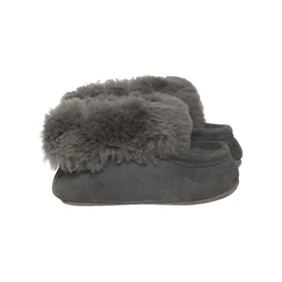 Slippers (Gray) from Axelda Leather, Wool