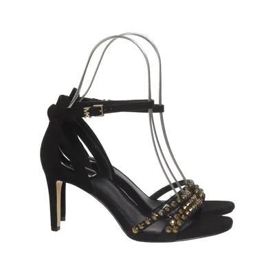 Sandales à talons hauts (Noir) de Michael Kors Daim